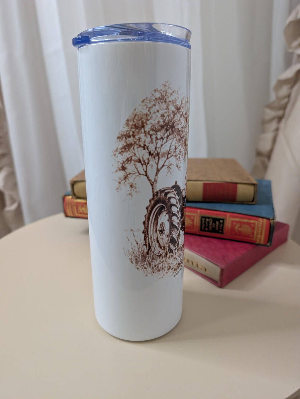 Vintage Tractor Tumbler | Farmer Gift | Farming Travel Cup | Country Living Tumbler | 20oz