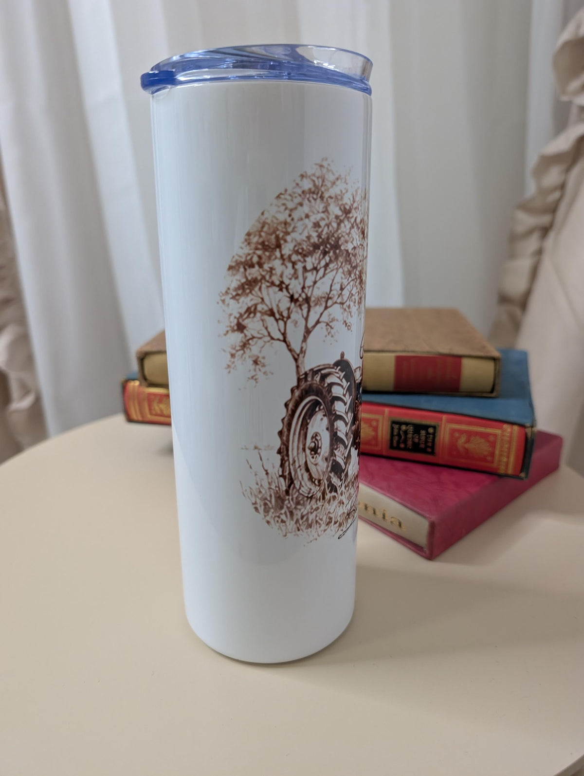 Vintage Tractor Tumbler | Farmer Gift | Farming Travel Cup | Country Living Tumbler | 20oz