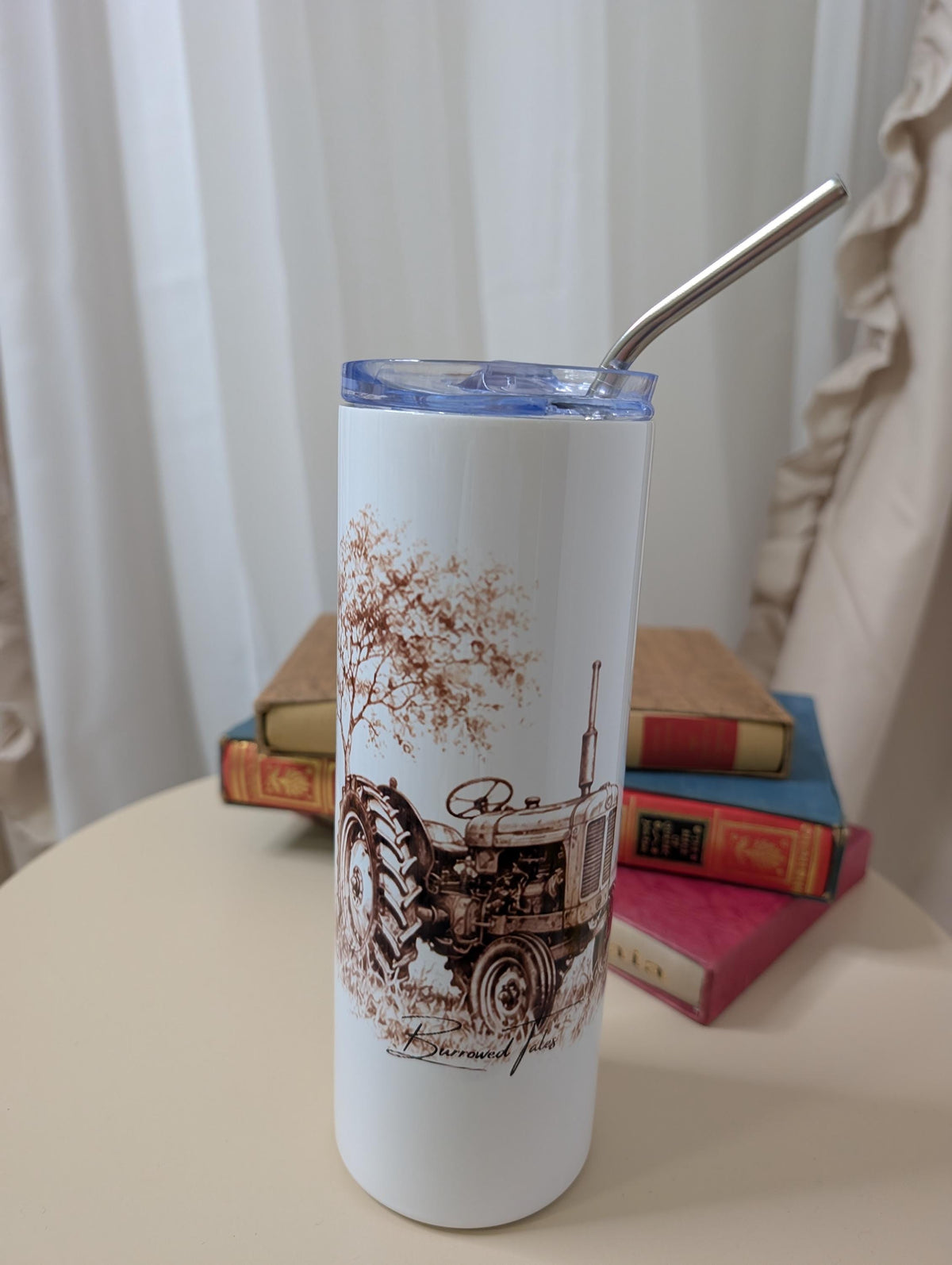 Vintage Tractor Tumbler | Farmer Gift | Farming Travel Cup | Country Living Tumbler | 20oz