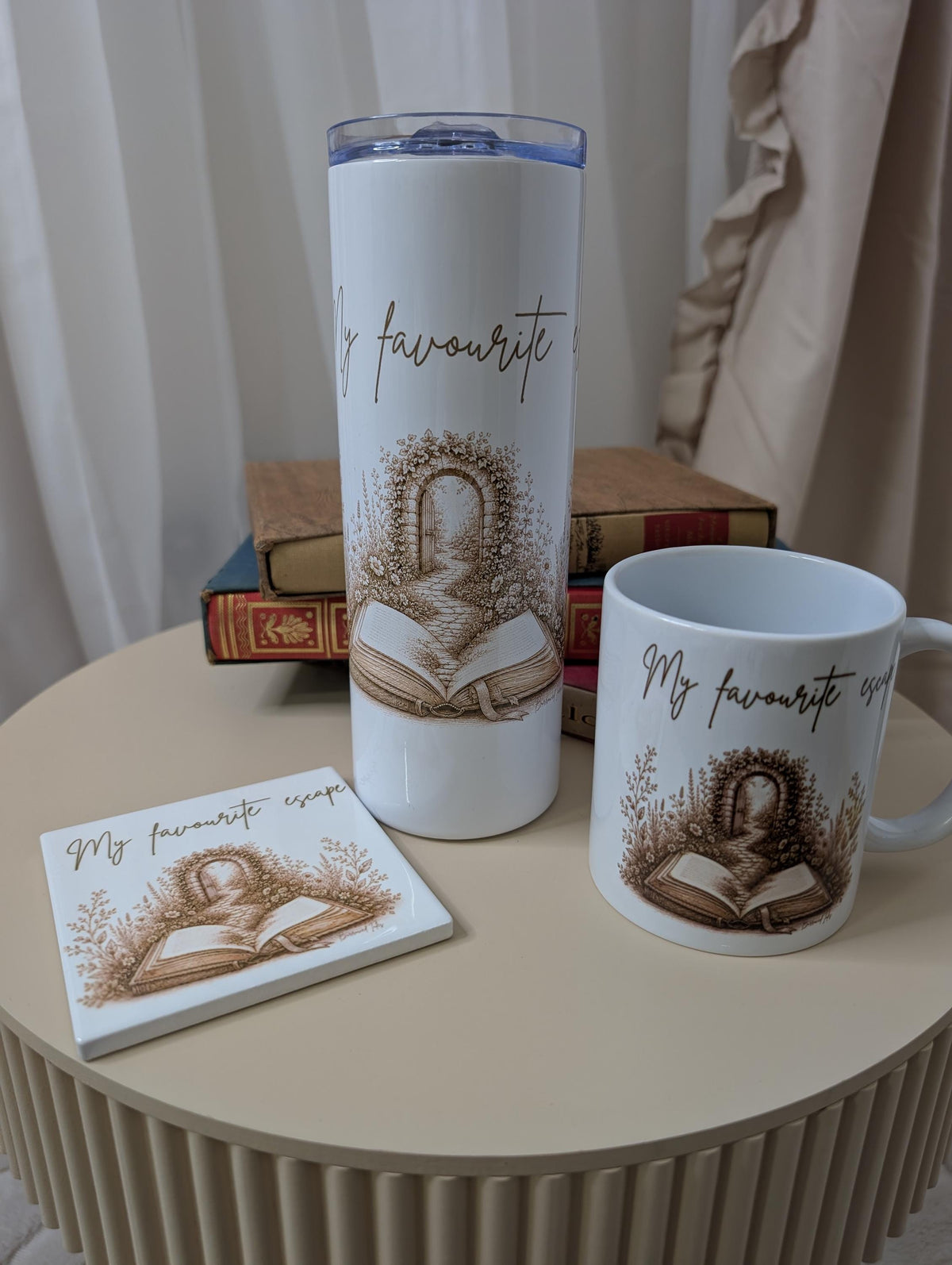 My Favourite Escape Mug | Book Lover Mug | Reading Gift | Bookish Gift | 11oz Ceramic
