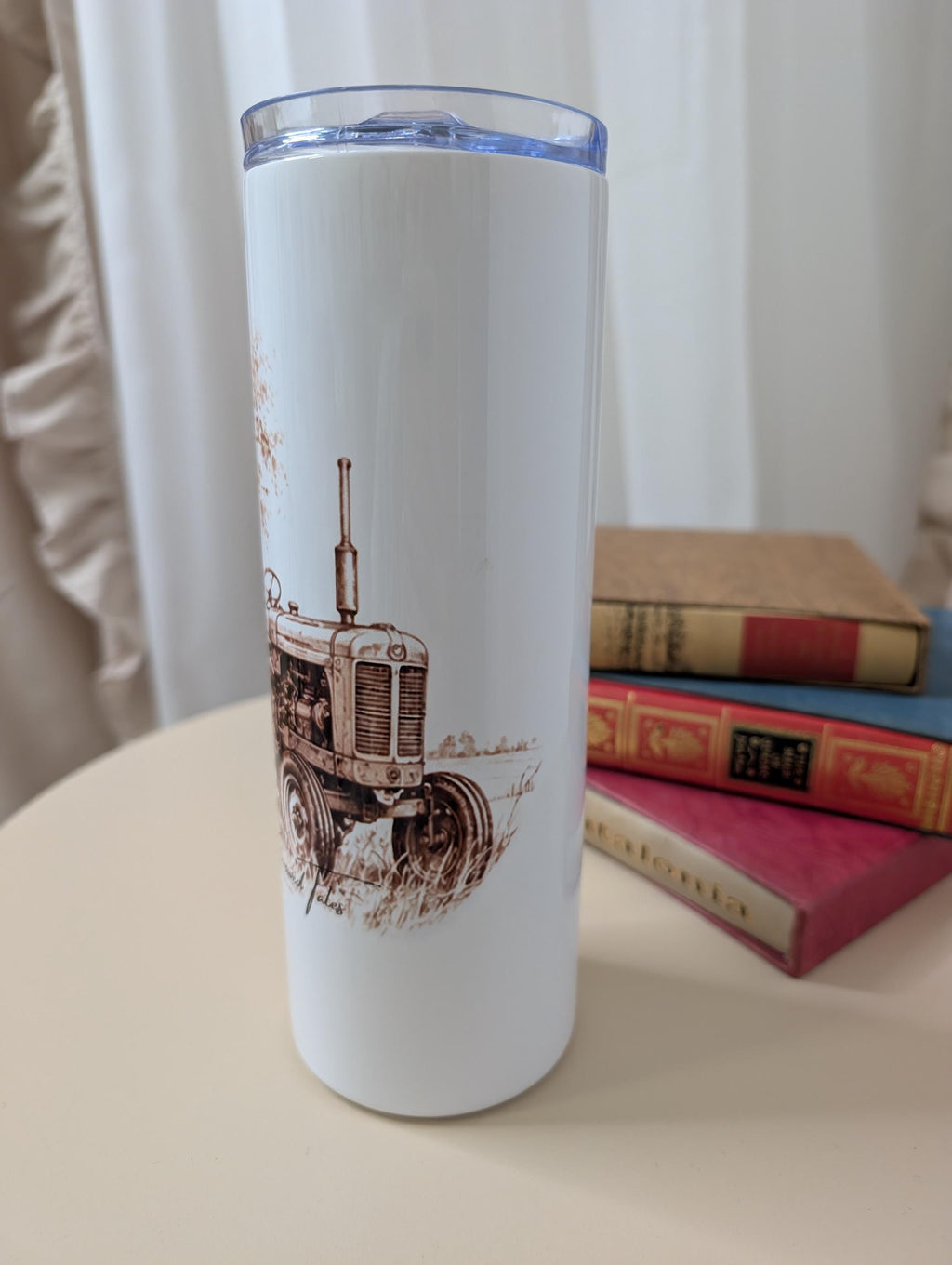 Vintage Tractor Tumbler | Farmer Gift | Farming Travel Cup | Country Living Tumbler | 20oz