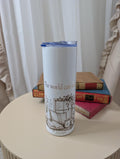 The World Can Wait Tumbler | Book Lover Gift | Reading Travel Cup | Bookish Tumbler | 20oz