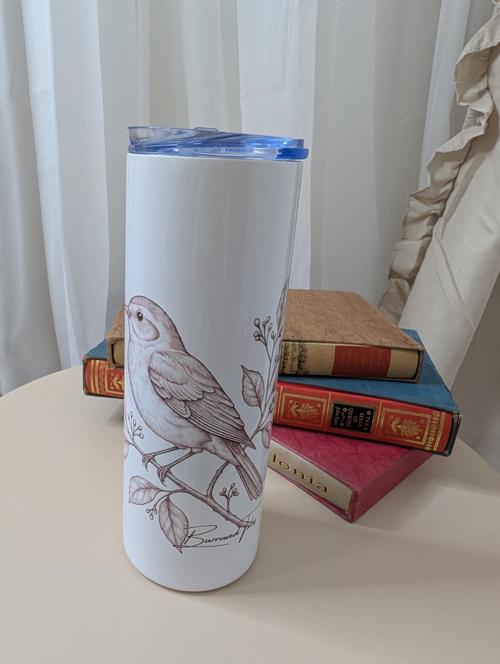 Garden Bird Tumbler | Birdwatcher Gift | Bird Lover Travel Cup | British Wildlife Tumbler | 20oz