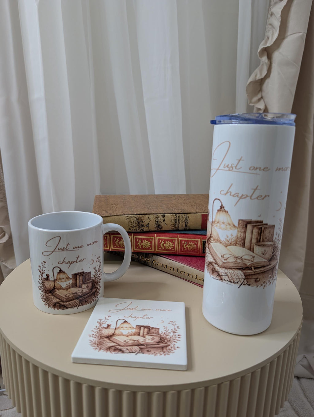 Just One More Chapter Mug | Book Lover Gift | Reading Mug | Bookish Gift | 11oz Ceramic